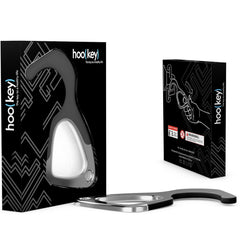 6 Pack of hoo(key)™ - The Only Patented Antimicrobial Silicone No-Touch Keychain Tool - Value Pack Deal-3
